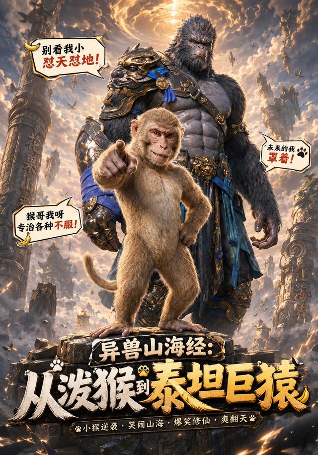 异兽山海经：从泼猴到泰坦巨猿 cover