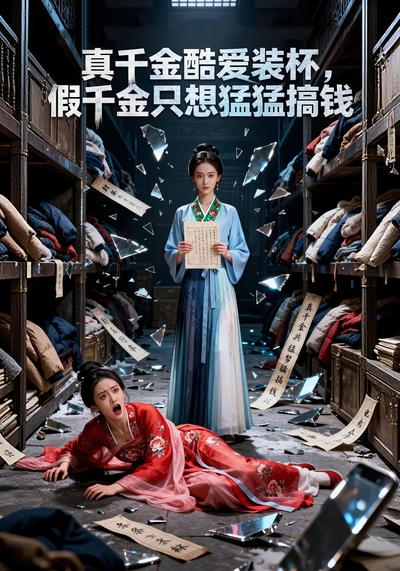 真千金酷爱装杯，假千金只想猛猛搞钱