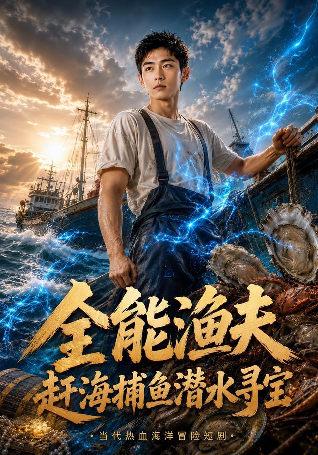 全能渔夫，赶海捕鱼潜水寻宝！