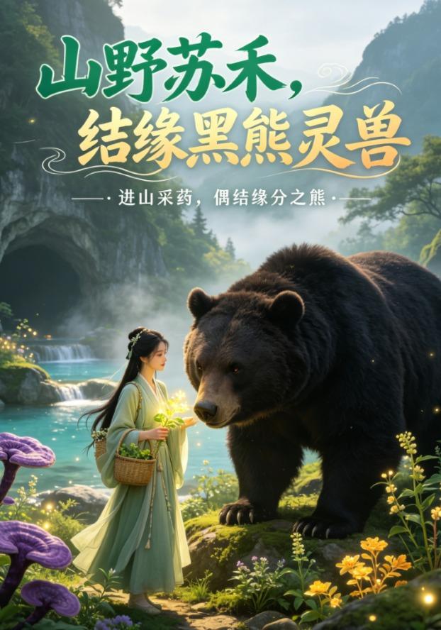 山野苏禾，结缘黑熊灵兽