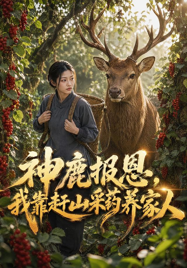 神鹿报恩，我靠赶山采药养家人