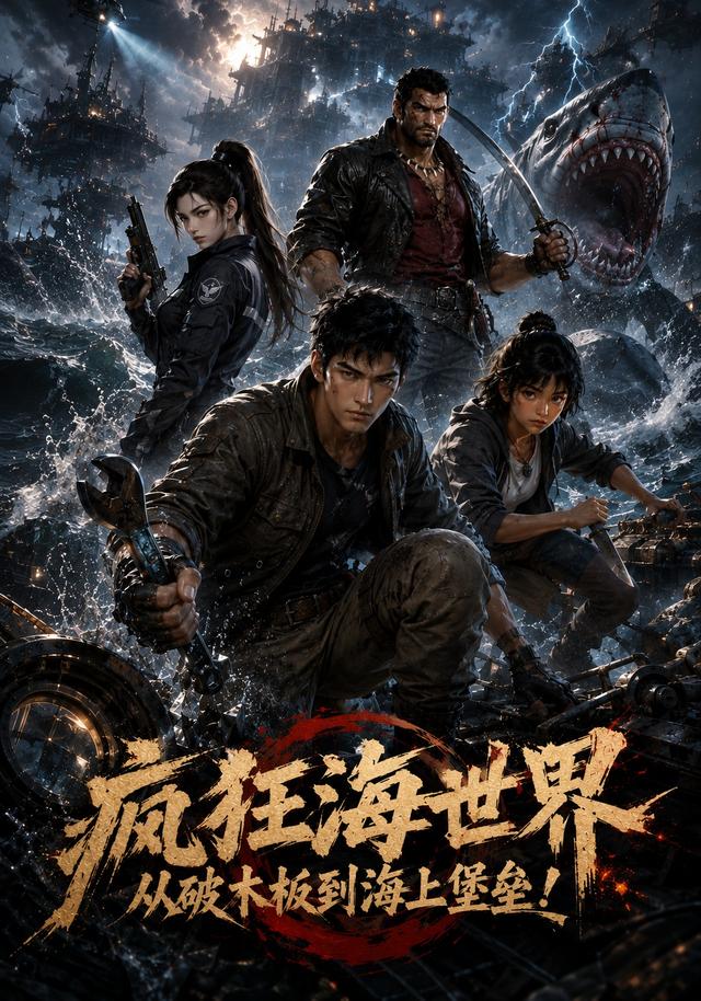 疯狂海世界，从破木板到海上堡垒
