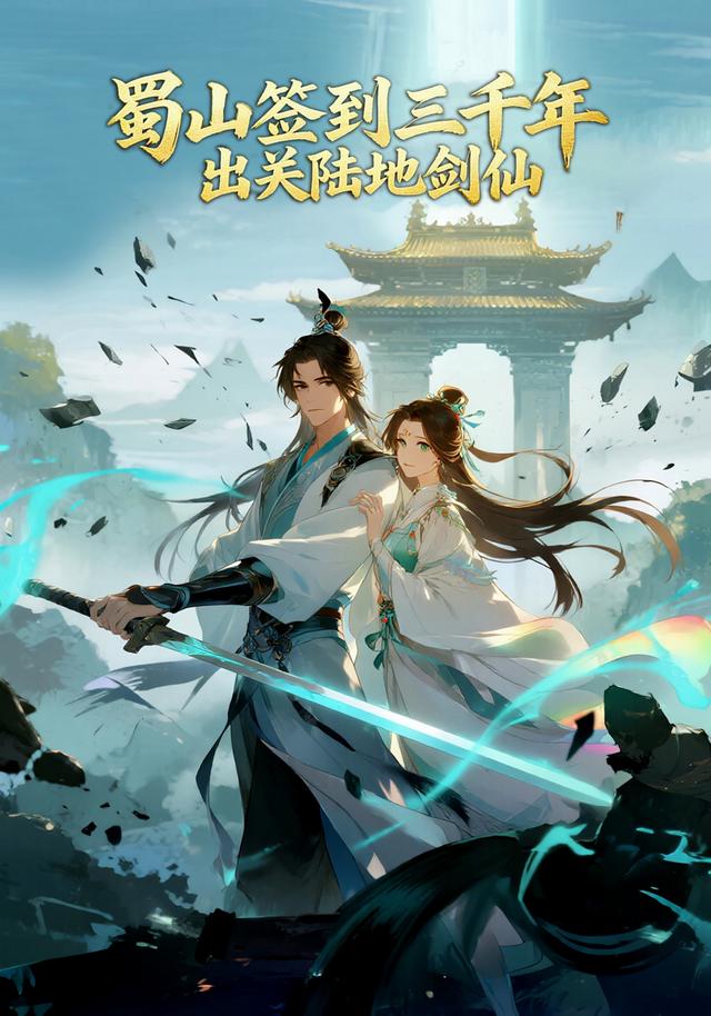 蜀山签到三千年，出关陆地剑仙封面图