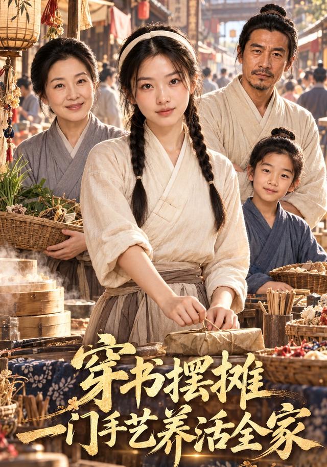 穿书摆摊一门手艺养活全家 cover