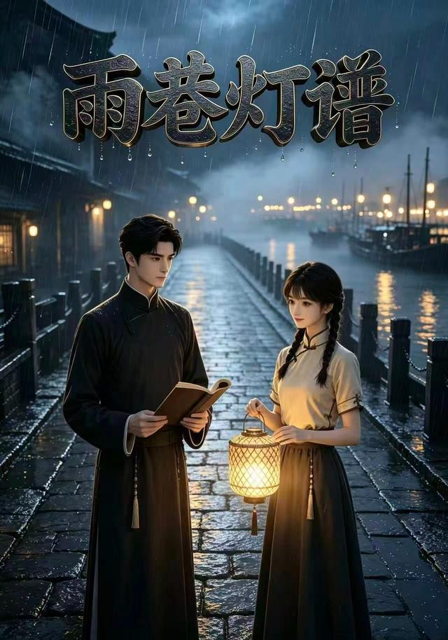 雨巷灯谱