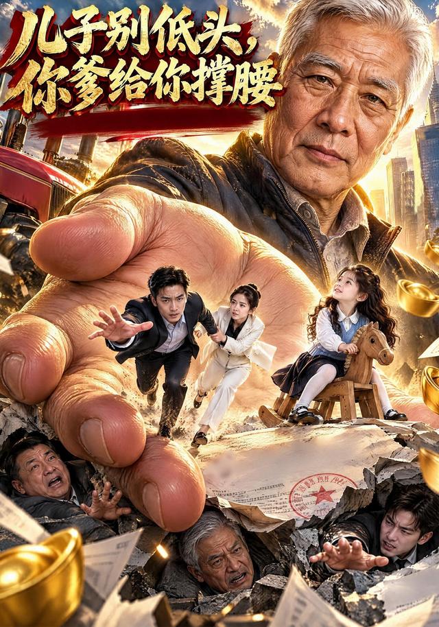 《儿子别低头，你爹给你撑腰》作品海报
