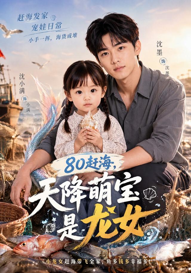 80赶海，天降萌宝是龙女 cover