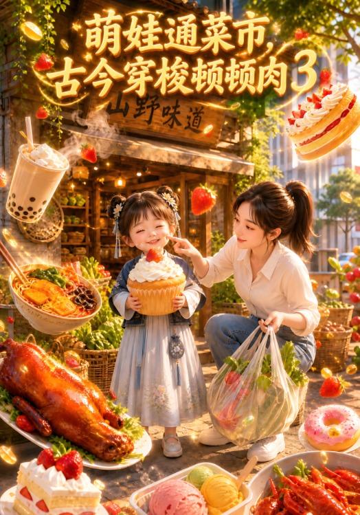 萌娃通菜市，古今穿梭顿顿肉3