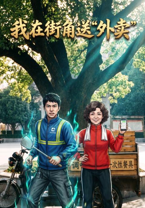 我在街角送“外卖”