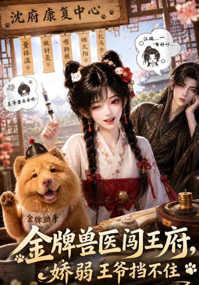 金牌兽医闯王府，娇弱王爷挡不住 cover