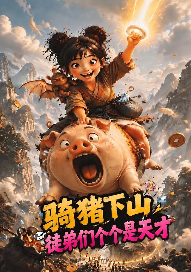 骑猪下山，徒弟们个个是天才