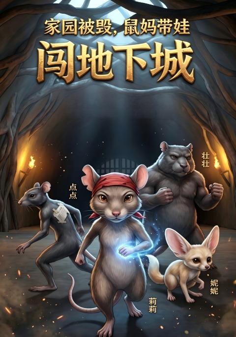 家园被毁，鼠妈带娃闯地下城