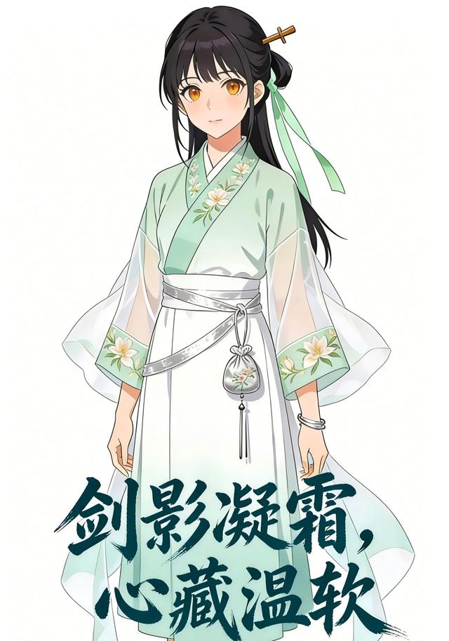 剑影凝霜，心藏温软封面图