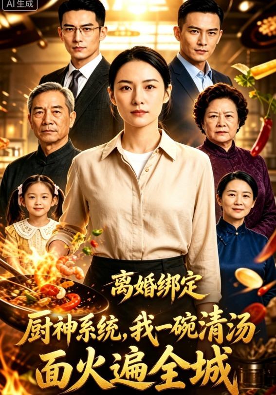 离婚绑定厨神系统，我一碗清汤面火遍全城 cover