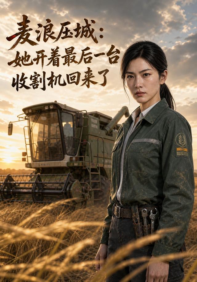 麦浪压城：她开着最后一台收割机回来了 cover
