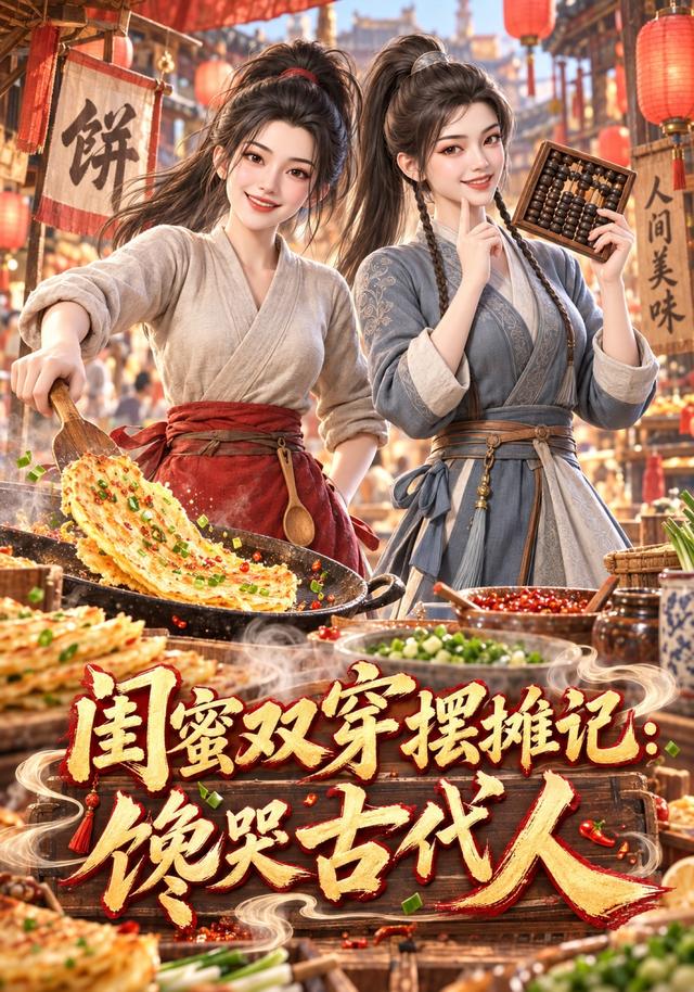 闺蜜双穿摆摊记：馋哭古代人 cover