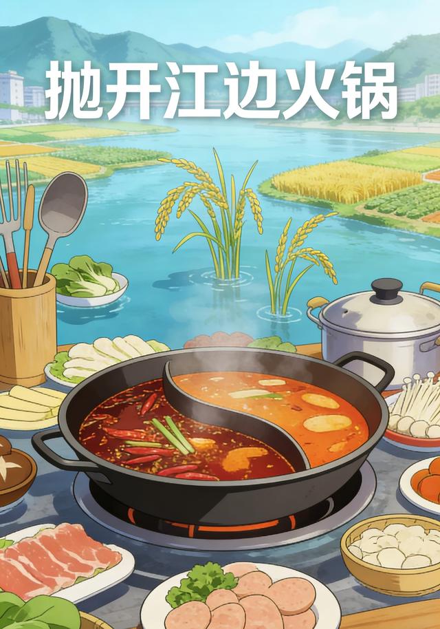 抛开江边火锅