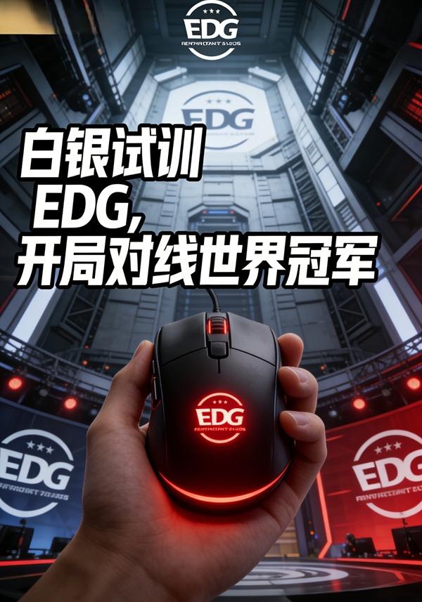 白银试训EDG，开局对线世界冠军