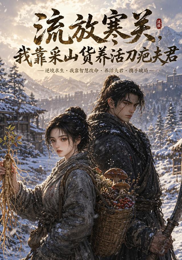 流放寒关，我靠采山货养活刀疤夫君 cover