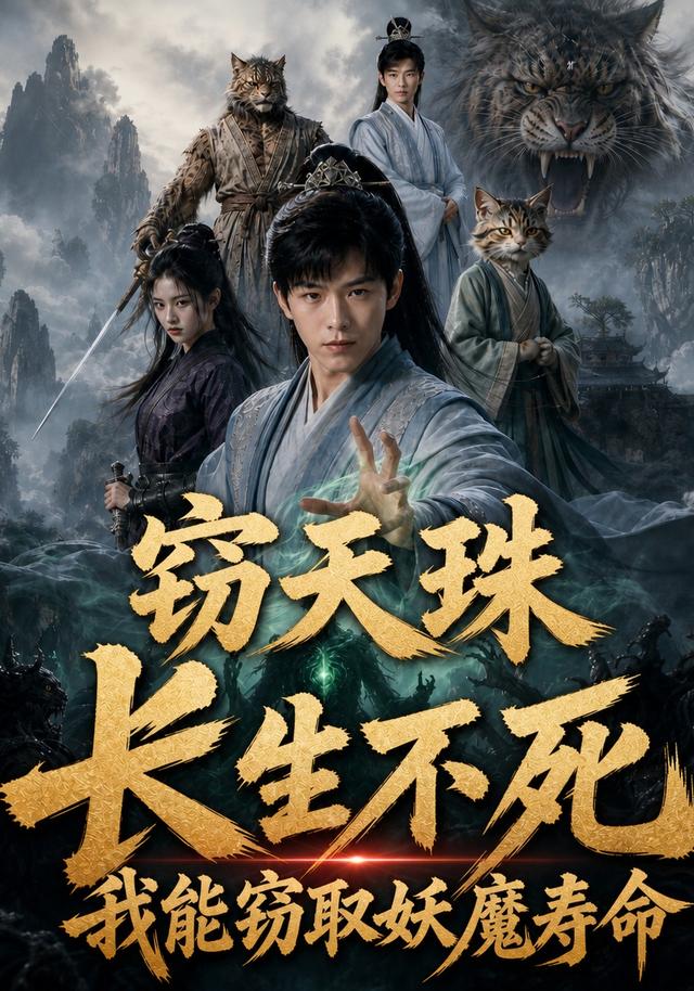 窃天珠长生不死，我能窃取妖魔寿命封面