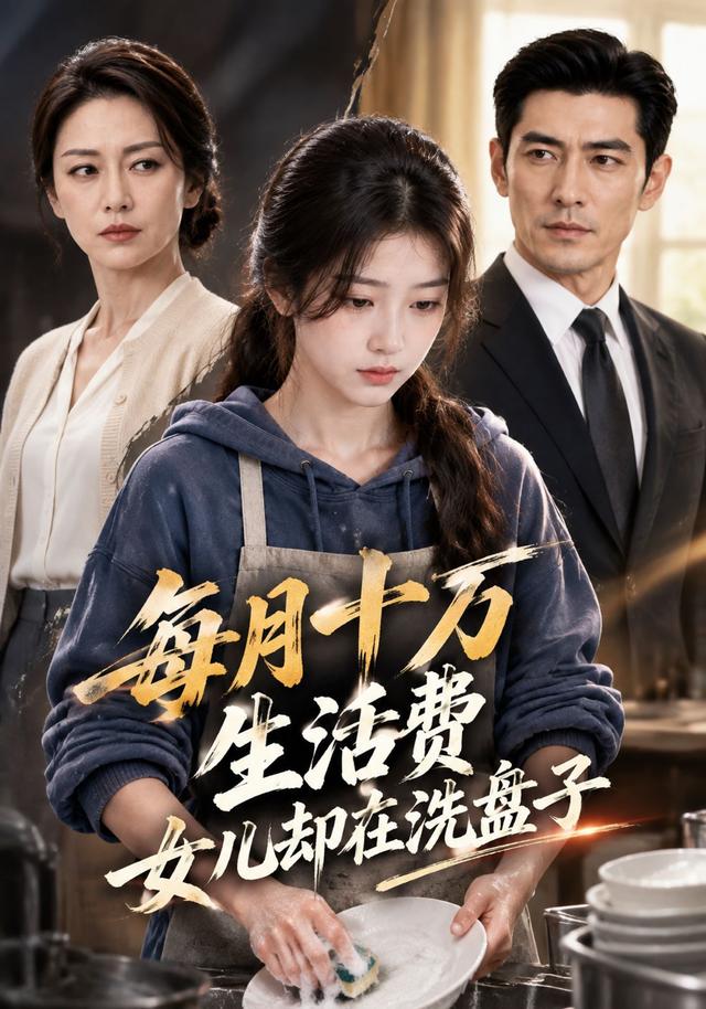 每月十万生活费女儿却在洗盘子