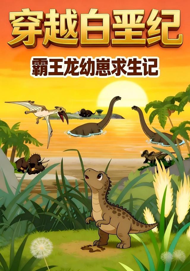 穿越白垩纪：霸王龙幼崽求生记封面图