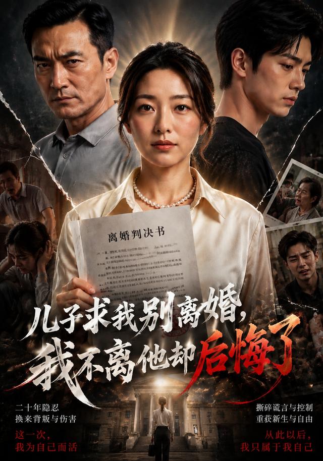 儿子求我别离婚，我不离他却后悔了