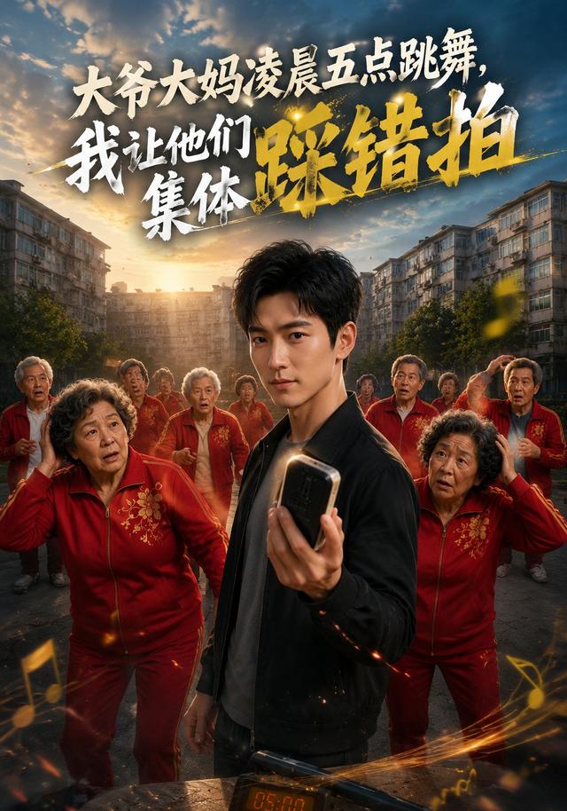大爷大妈凌晨五点跳舞,我让他们集体踩错拍