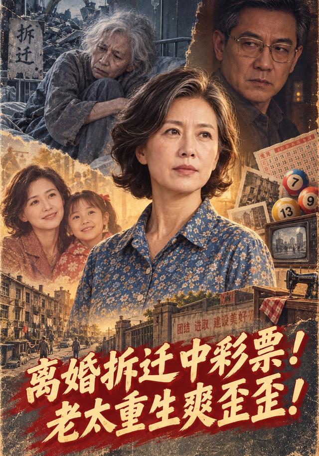 离婚拆迁中彩票，老太重生爽歪歪