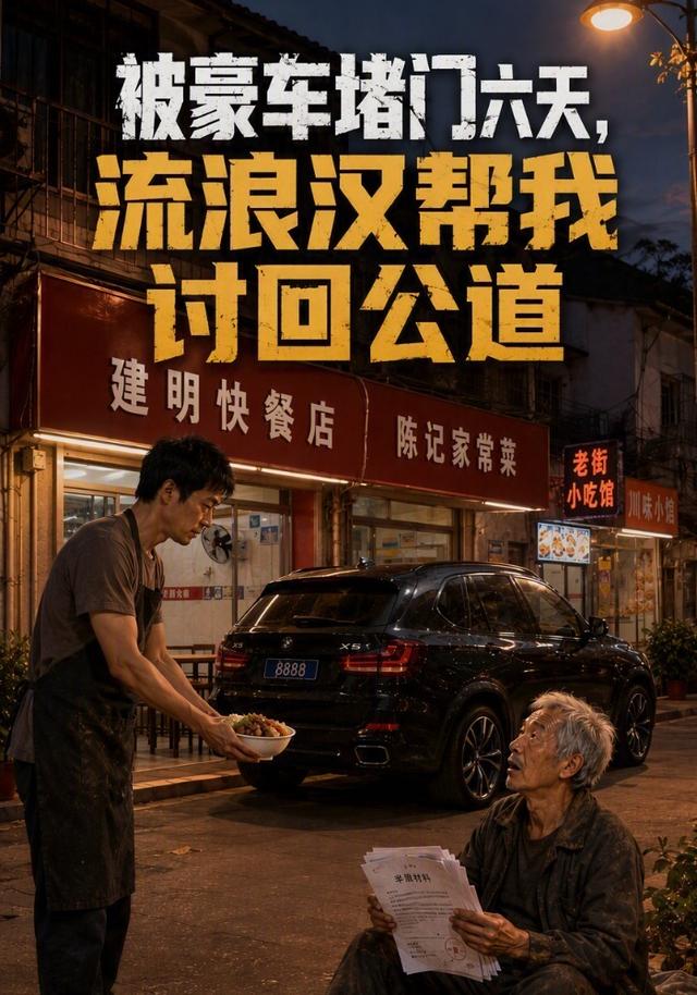 被豪车堵门六天，流浪汉帮我讨回公道