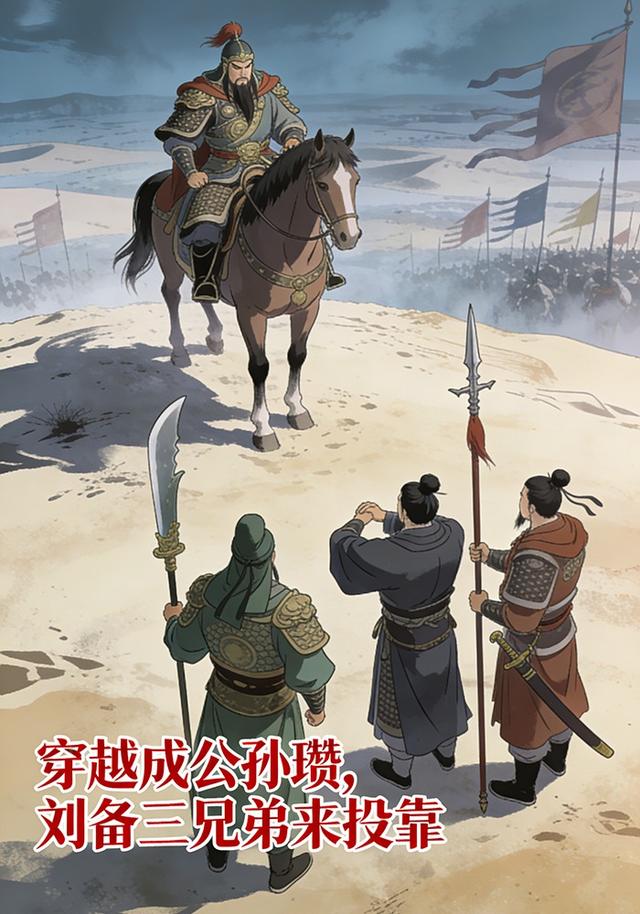 穿越成公孙瓒，刘备三兄弟来投靠封面图