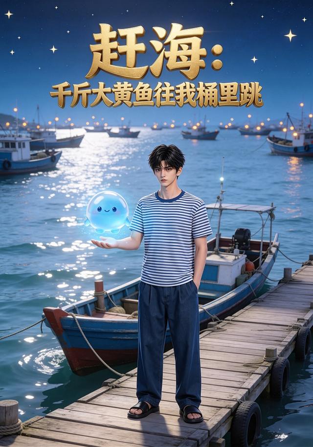 赶海：千斤大黄鱼往我桶里跳