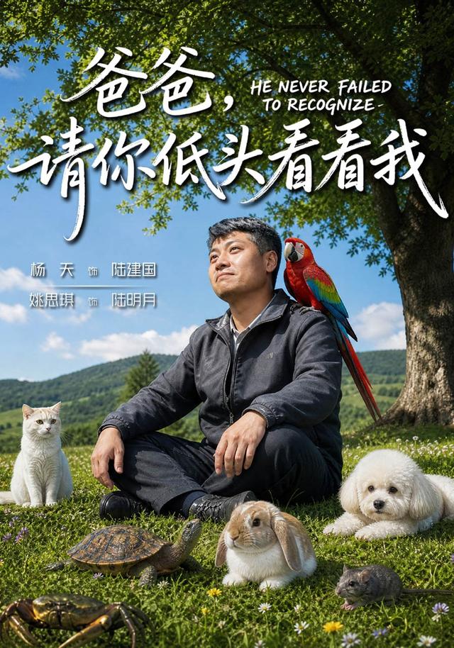 爸爸，请你低头看看我