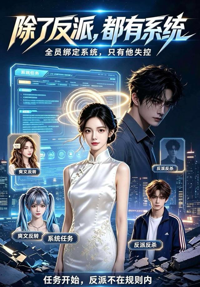 除了反派，都有系统 cover