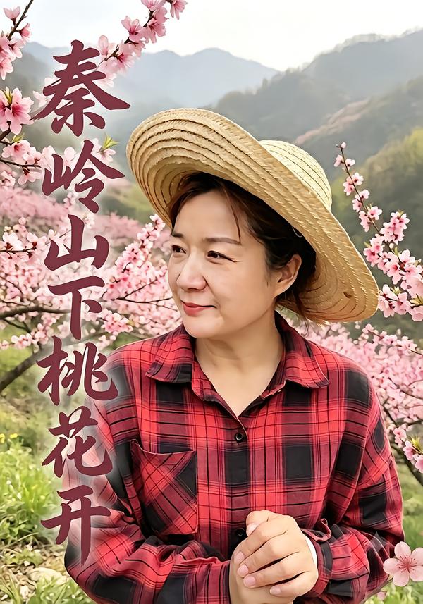 秦岭山下桃花开