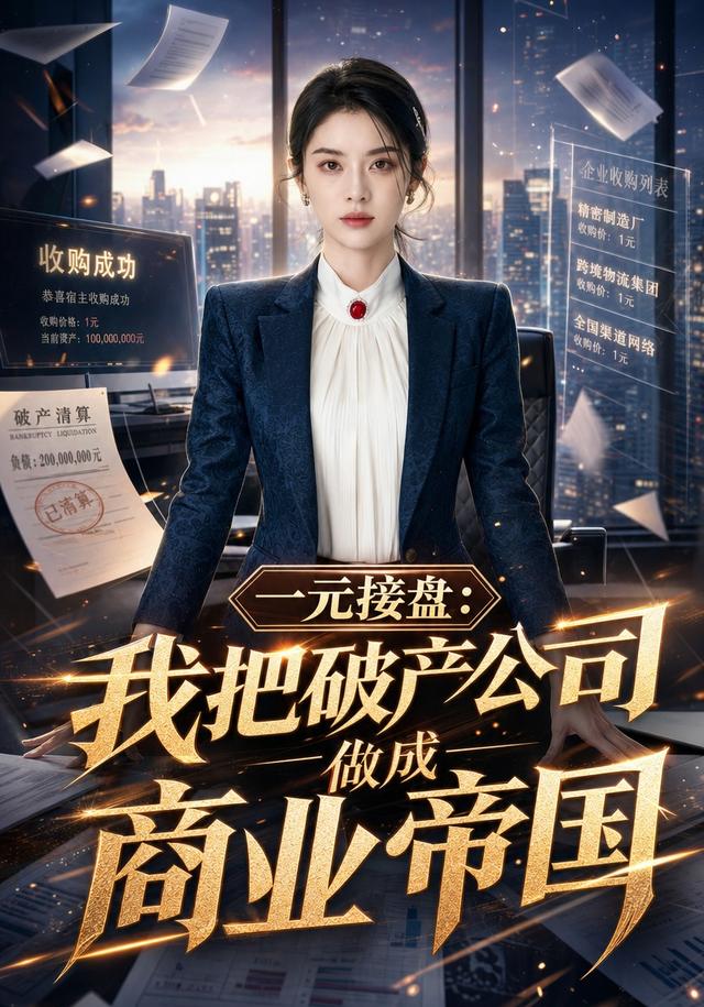 一元接盘：我把破产公司做成商业帝国 cover