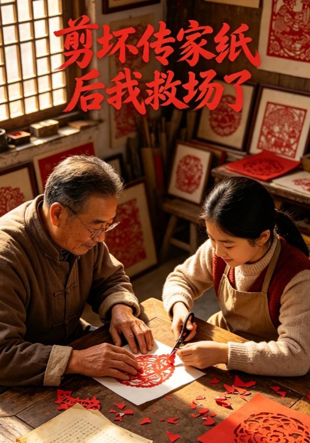 剪坏传家纸后我救场了
