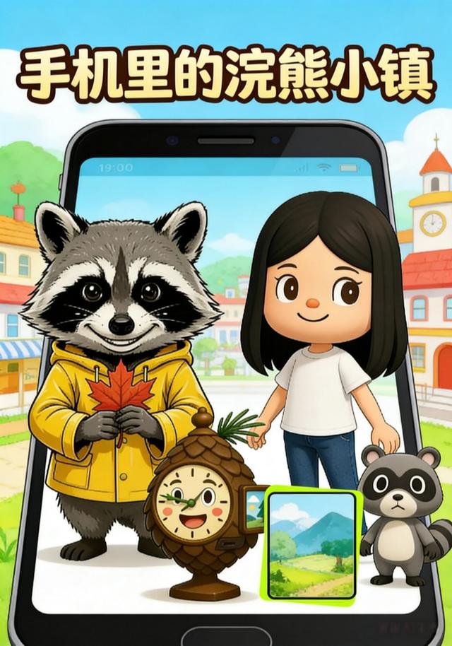 手机里的浣熊小镇封面图