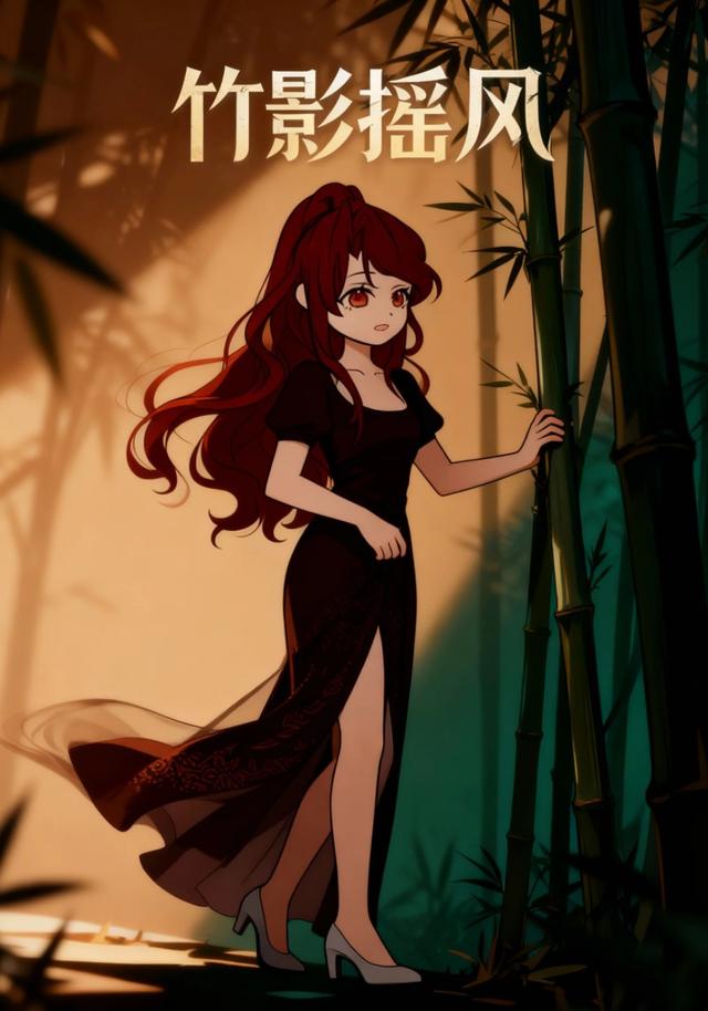 竹影摇风