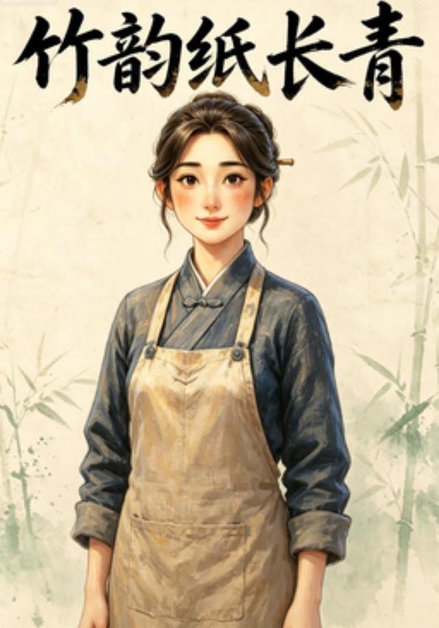 竹韵纸长青