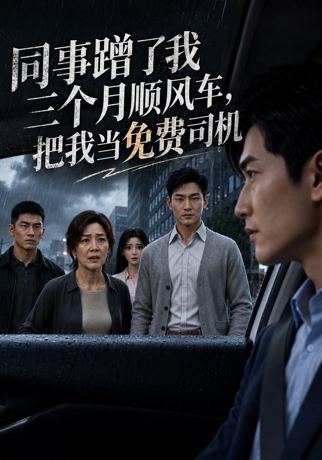 同事蹭了我三个月顺风车，把我当免费司机 cover