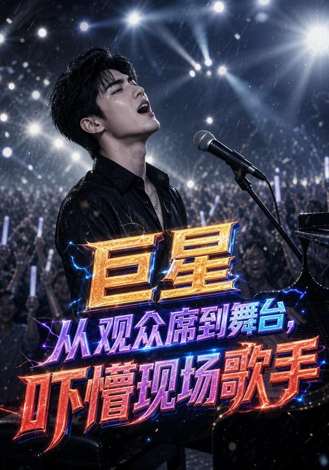 巨星从观众席到舞台，吓懵现场歌手