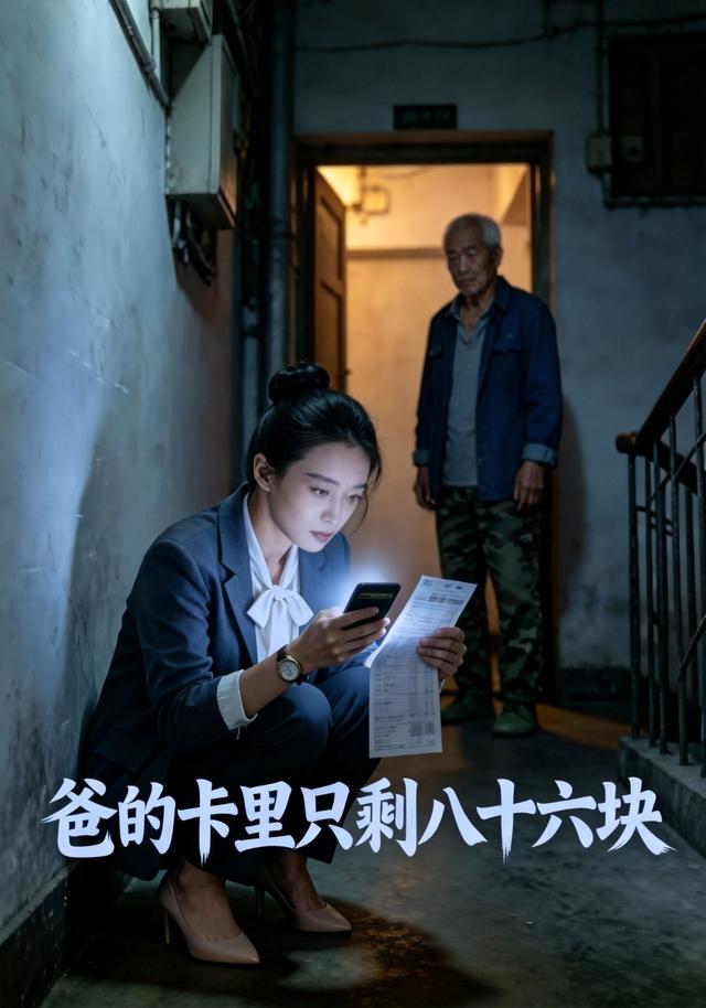 爸的卡里只剩八十六块