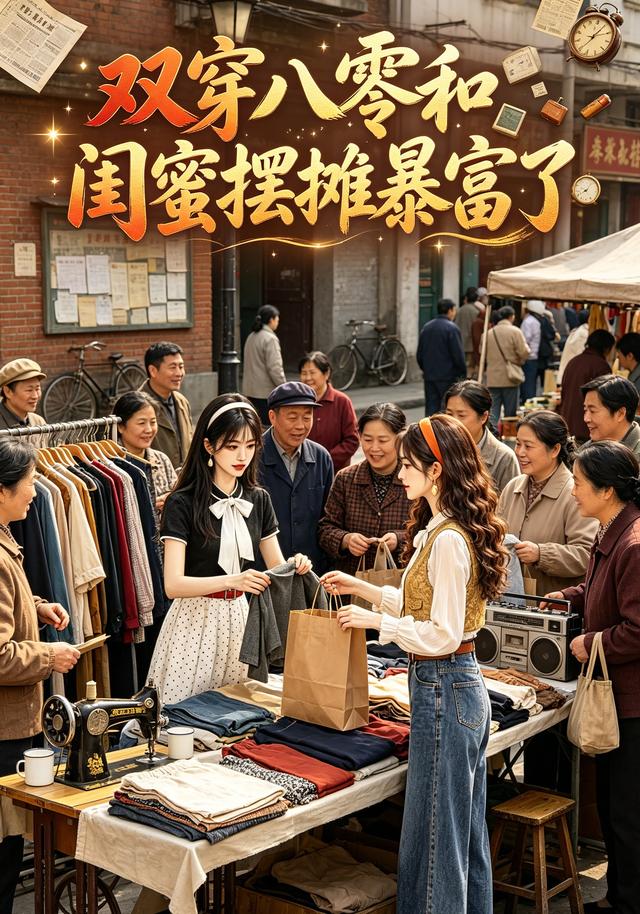 双穿八零和闺蜜摆摊暴富了 cover
