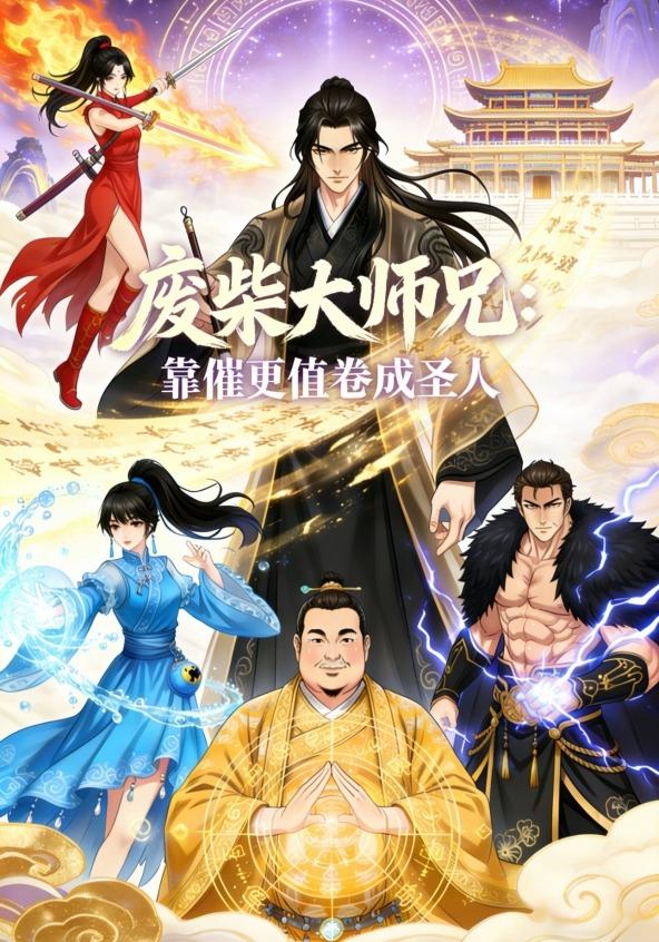 废材大师兄：靠催更值卷成圣人封面图