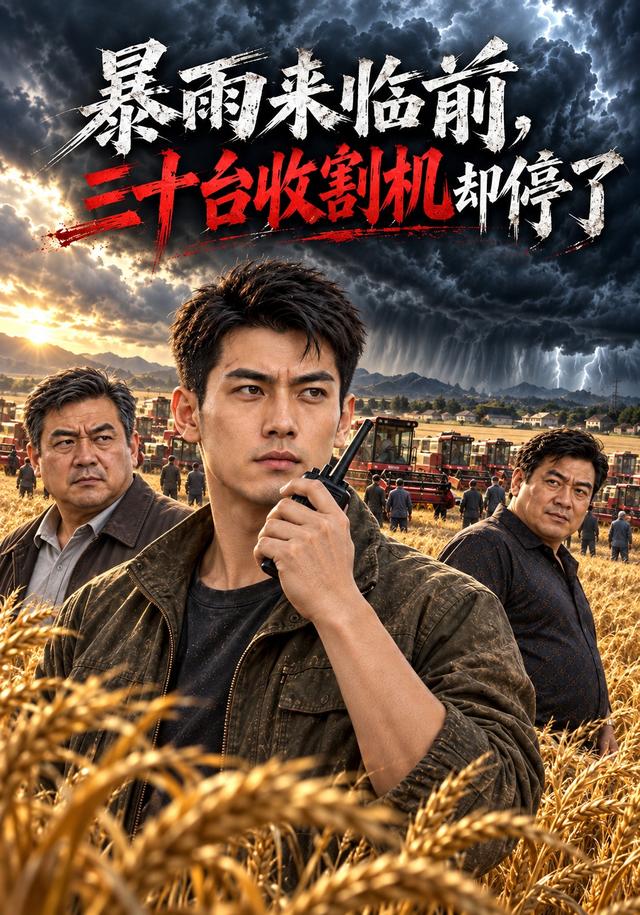 暴雨来临前，三十台收割机却停了