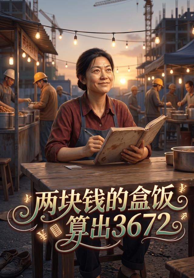 两块钱的盒饭，算出3672
