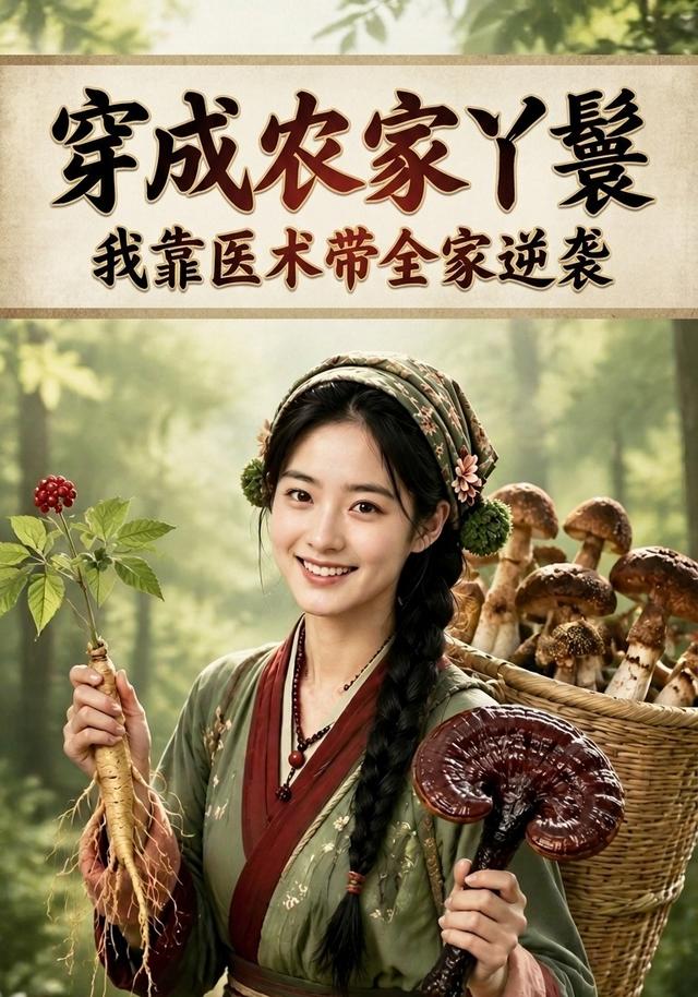 穿成农家丫鬟，我靠医术带全家逆袭 cover