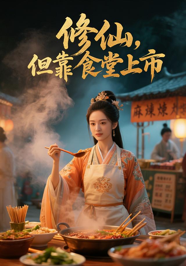 修仙，但靠食堂上市封面图