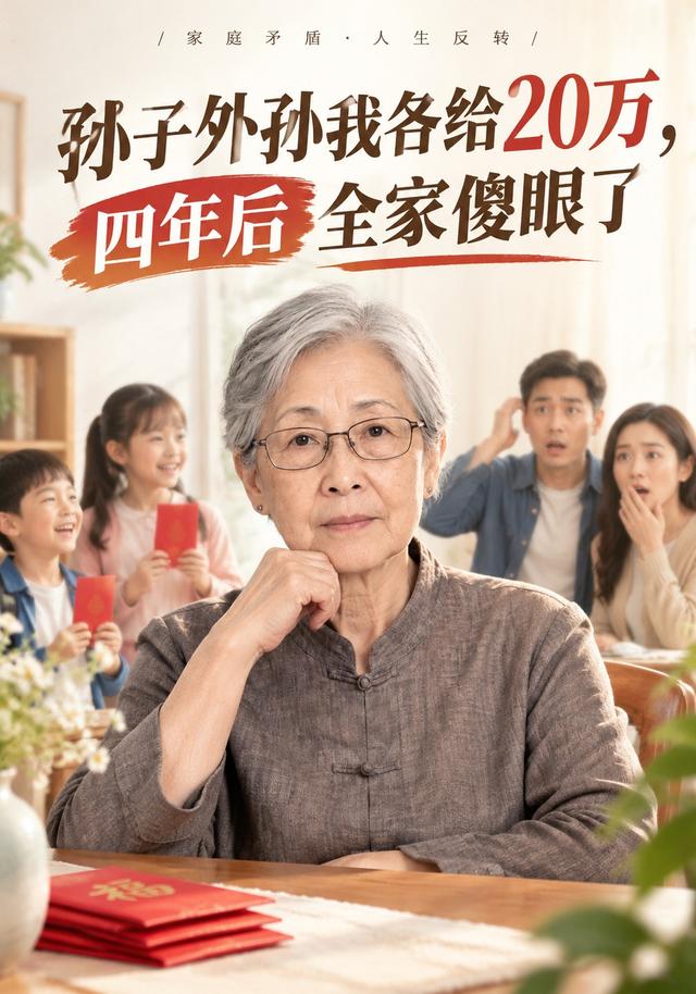 孙子外孙我各给20万，四年后全家傻眼了 cover